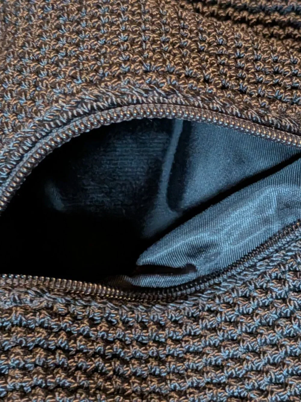 Black Crocheted The Sak Bag